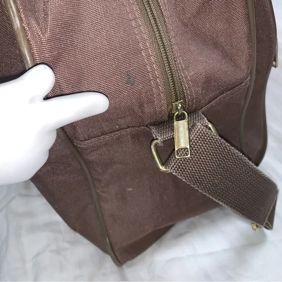 Vintage Jaguar Brown Travel Messenger Shoulder Crossbody Work School Bag Laptop - Picture 12 of 14